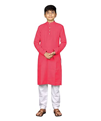Image of ROYALICA black Indian Kids Dress, Boys Festive and Party Kurta, Kurta Pyjama Set, Wedding Kids Dress, Boys Pyjama Kurta, Indian Kids Yellow Kurta Pyjama (15-16 YEAR, SKY BLUE)