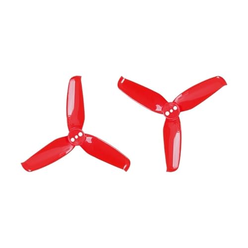 3 �� 6 �F�݊��� Gemfan 2540 2.5x4.0 FPV PC 3 �v���y���v���b�v�u���[�h CW CCW �V���t�g����ċ@�B�����ʂȃ��[�^�[ 1105(Red 4pair)