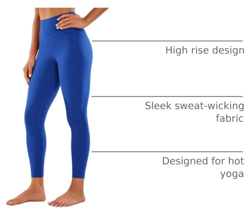 Image of CRZ YOGA Naked Feeling Leggings 25'' | Sleek, Decent Compression, Yoga, Hidden Waistband Pocket, for Women