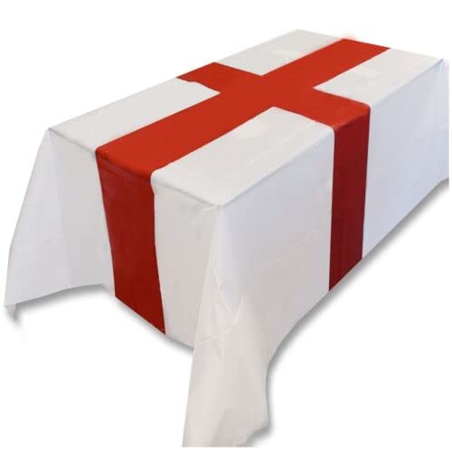 TRTO 1Pcs England Flag Table Cloth Wipe Clean Reusable Cover Party Sports Event Décor Easy To Use and Useful for Table Decorations