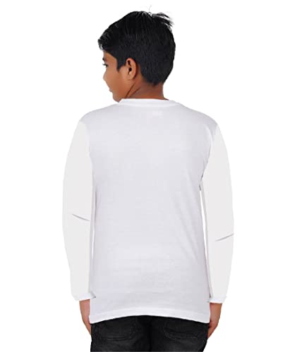 Image of CHECKERSBAY Boys Cotton Printed Full Sleeve T-Shirt
