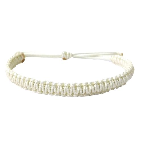 Aksvita Adjustable Wristband Avoid Negative Energy Bracelet for Women & Men Thread Bracelet (Not for Anklet and Not for Baby) (WHITE) (B0D9NHQ846) Amazon Price History, Amazon Price Tracker