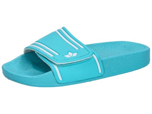 Lico Unisex Kinder Coast V Badesandalen, Türkis Weiss, 33 EU
