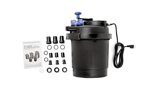 Cnz Cpf-2500 Bio Pressure Pond Filter With 13W Clarifier With 720 Gph Pump, Up To 1600 Gallon #TOP4