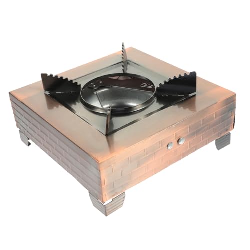 ledmomo 小型キャンプ用カコンロ ステンレス製多用途卓上コンロ 屋外調理向け頑丈スタンド付き ポータブルで家 バーベキューにも対応