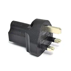 Ceptics UK, UAE, Hong Kong BS-1363 Travel Power Plug Adapter Accepts NEMA 5-15R - ETL Certified - Industrial Grade (Ig-7)