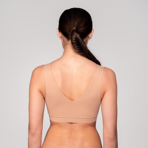 Image of Floatley Cozy Bra Comfort Wirefree Full Coverage Seamless Bra with Embedded Pad for Women