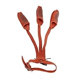 Parliky Three Finger Archery Gloves for Recurve Lightweight Breathable Protection Gear with Buckle for Youth and Adult Shooters