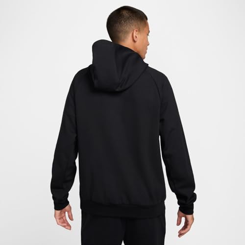 Nike Primary Men's Dri-FIT UV Pullover Versatile Hoodie (FZ0969-010, Black/Black)3