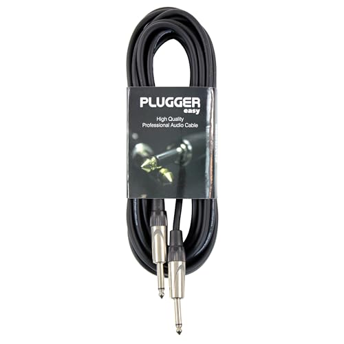 Plugger Câble Jack mâle/mâle mono 6 m Noir