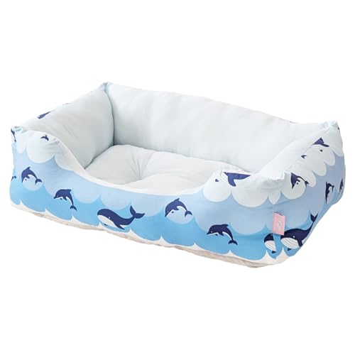 エースプロダクツ SMILE スクエアベッド オーシャン柄 Sサイズ