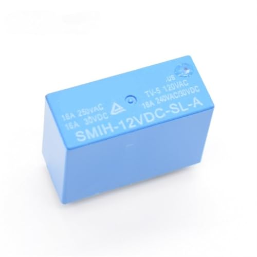 Relés SMIH-12VDC-SL-A 12V 16A de 6 pines componente para circuitos de control