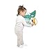 Janod Busy Board Crocodile Theme Jungle Animals - 14 Activities for Boys Girls - Develops Fine Motor Skills - FSCTM - Wooden Toy - from 18 Months - J08280