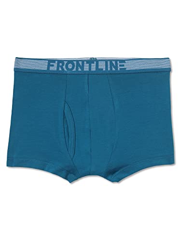 Image of Rupa Frontline Colors Kids Front Open Mini Trunks | Soft-Touch Cotton Stretch | Snug Fit | Breathable Fabric | Pack of 2