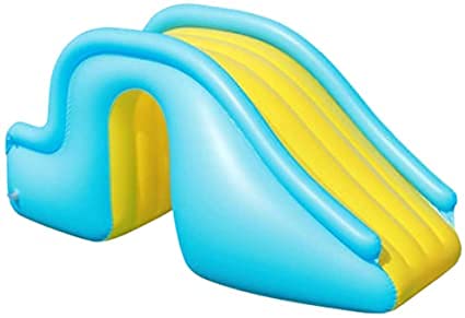Tobogán Inflable para Piscina Verano,Toboganes De Agua Instalación De Recreación De Juegos De Agua,Juegos acuáticos Instalaciones recreativas Al Aire Libre Tobogán acuático para niños (Multicolor) Cover