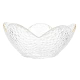 DUDSME 1 saladier transparent pour apéritif, fruits, collations, apéritifs, apéritif, pour la maison, les bonbons, les friandises, les fruits japonais, plat à fruits de style japonais, assiette à