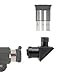 90 Degrees Diagonal Levels, 1.25 Inch Mirror Fully Composed Lens with Dust Envelope 90-Degree Diagonal Adapter for 1.25-inch Locular 0.965-inch Telescopic Extract