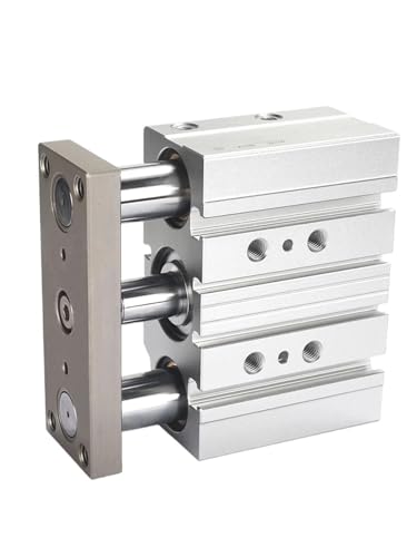 Cylindre à trois axes avec tige de guidage TCM6X10S pour mini automatisme et mini vérin pneumatique - 5
