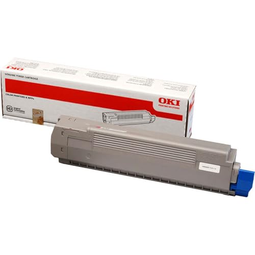 Toner magenta OKI 44643002 cartouche laser pour imprimante C801 C821 7.3K