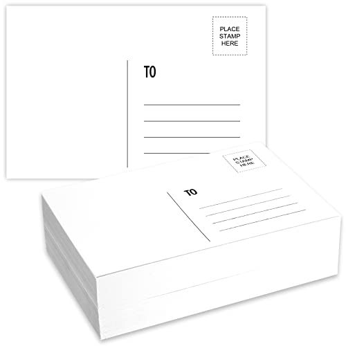 Cartes postales vierges aquarelle lot de 100 10x15 cm 300g