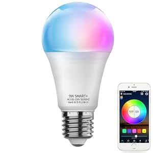 MagicLight Smart Light Bulb, A19/E26 Color Changing Light Bulb 60W Equivalent, 50+ DIY Scenes, Music Sync, Schedules, Tunable White Dimmable LED Bulb Compatible with Alexa Google Assistant, 1 Pack
