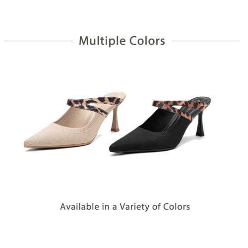 Image of NEWBELLA Women's Pointed Toe Heeled Mules