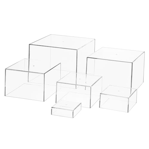 Ipetboom 1 Set Acrylic Cake Display Holders Buffet Risers and Stands for Dessert Table Lightweight and Easy to Clean for Parties Home Events Tea Gatherings