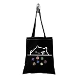 FOTAP Katze werfen Würfel DND Dungeon Master Tasche des Haltens Reißverschluss Beutel Gamer Würfel Tasche, weiß, Drachen-Karte TOTE-UK