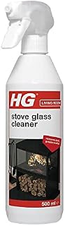 HG Stove Glass Cleaner, Dissolves Soot, Grease & Tar, Maintains Oven Doors, Glass Fireplaces & Hearths  500ml Spray (431050106)