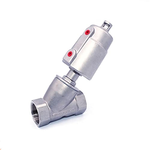 Vanne de siege pneumatique inox 1/2 a 1 pouce 16 bars normalement fermee