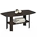 Furinno 11179DBR Simple Design Coffee Table, Dark Brown