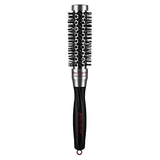 Olivia Garden Rundhaarbürste Pro Thermal T25, antistatische Rundbürste mit wärmespeicherndem Aluminium-Körper, 25/ 40 mm Durchmesser