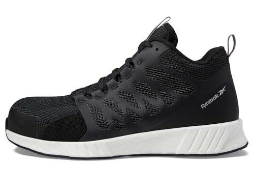 Reebok Work Men's Fusion Flexweave Eh Comp Toe Mid Black and White - 10.5 Wide4