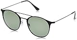 Protective case included Ray-Ban Unisex-Erwachsene Rb 3546 Brillengestelle, Schwarz Top Matte Black/Polargreen, 52