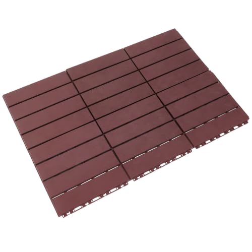 Baldosas de plástico para balcón VICASKY que transforman tu terraza exterior