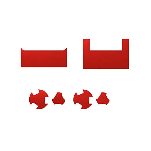 IPG for Cozmo Robot Face Screen Guard KIT Excellent Protector from Unexpected Attacks of Kids and Pets. Include Wheels & Bumpers Decoration Set (Red Pearl)