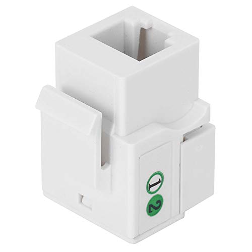 Enkelport RJ11 Cat 3 Telefonmodul med Dammskydd för Nätverk