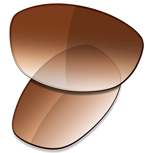 Verres pour Oakley Fives 2.0 dégradé marron idéal pour la conduite et les terrasses