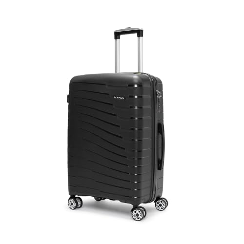 Image of ACEPACK by Verage - STARLINK Unbreakable Hard Side Polypropylene Luggage Large Check in 103L | Lightweight Suitcase Set with 360 Silent Spinner Wheels, Number Lock,Telescopic Handle & 3 Year Warranty