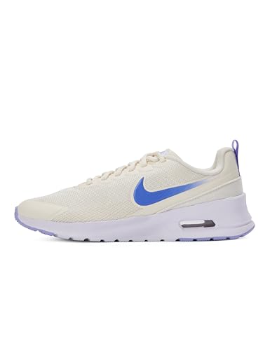 Nike Women's Air Max Nuaxis Lifestyle Shoes, Pale Ivory/Sapphire-White-Light Thistle,