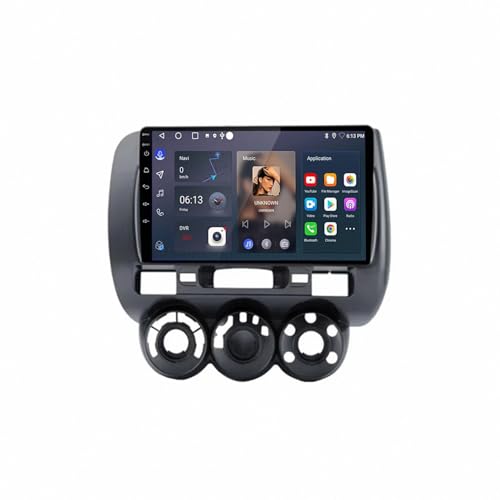 Radio Carplay para Honda Jazz 2002-2007 con pantalla táctil HD, Bluetooth y cámara trasera