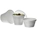 Styrofoam Soup Container - 8 oz White 4 1/4"Dia x 2 1/4"D 1000 Per Case