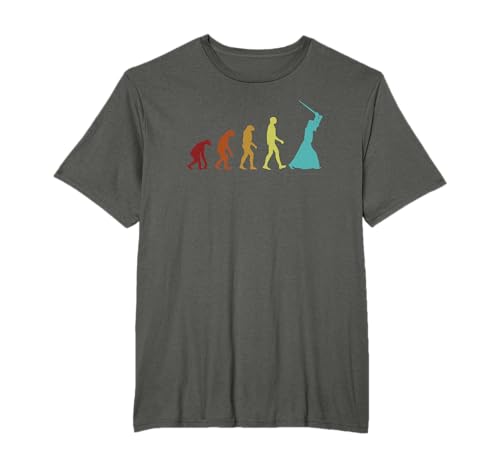 Kendo Evolution Kenjutsu Kata Shinai Samurai Kendo. Camiseta Kendo Evolution Kenjutsu Kata Shinai Samurai Kendo. Camiseta