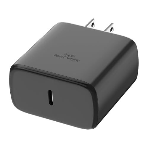 Samsung Super Fast Charger, 45W USB-C Super Fast Charging Wall Charger - PD GaN Power PPS Charger for Samsung Galaxy S25 S24 S23 S22 Ultra Plus S20 Note10 Tab S8 Ultra