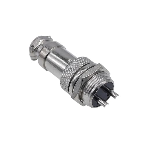 Conector circular GX16 de 16mm, pack de 10 conectores macho hembra de 8 pines M16