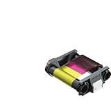 couleur: comme image for Evolis Badgy CBGR0100C Ruban d\'imprimante de Carte d\'identité Ruban Couleur YMCKO 100 Impressions for Evolis Badgy100 Badgy200