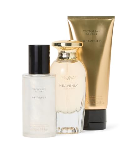 Victoria's Secret Heavenly 3 Piece Luxe Fragrance Gift Set: 1.7 oz. Eau de Parfum, Travel Lotion, & Candle - Image 5