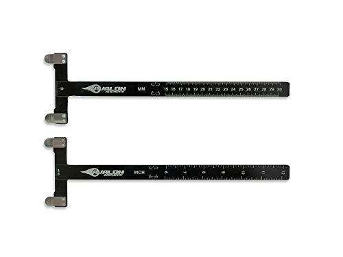 Avalon MHN-A-QT133BK Checker Sehnenmaßstab schwarz