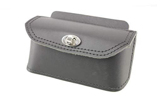 Leder Lenkertasche Tasche Packtasche Schwarz passend für Simson Schwalbe KR50 KR51 KR51/1 KR51/2