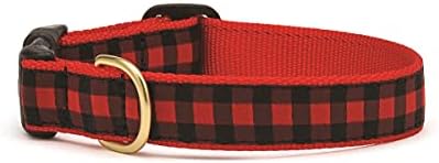 Up Country Buffalo Plaid Pattern Dog Collar, Medium (12 To 18 Inches) 5/8 Inch Narrow Width image 2